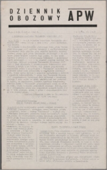 Dziennik Obozowy APW 1945.02.03, R. 2 nr 27