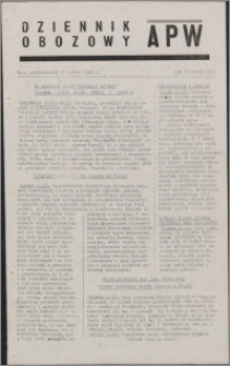 Dziennik Obozowy APW 1945.02.12, R. 2 nr 34