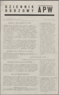 Dziennik Obozowy APW 1945.02.20, R. 2 nr 41