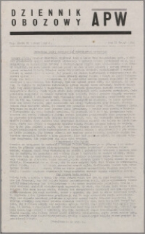 Dziennik Obozowy APW 1945.02.28, R. 2 nr 48