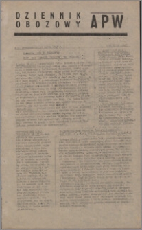 Dziennik Obozowy APW 1945.03.19, R. 2 nr 64