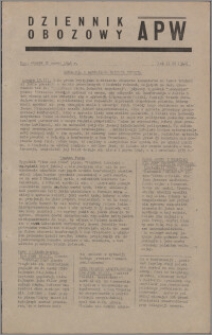 Dziennik Obozowy APW 1945.03.20, R. 2 nr 65