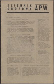 Dziennik Obozowy APW 1945.03.21, R. 2 nr 66