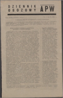 Dziennik Obozowy APW 1945.04.03, R. 2 nr 75