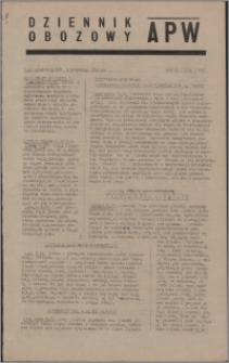 Dziennik Obozowy APW 1945.04.09, R. 2 nr 80