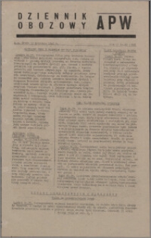 Dziennik Obozowy APW 1945.04.11, R. 2 nr 82