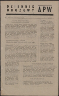 Dziennik Obozowy APW 1945.04.12, R. 2 nr 83
