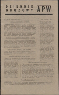 Dziennik Obozowy APW 1945.04.13, R. 2 nr 84