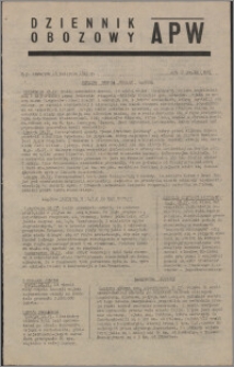 Dziennik Obozowy APW 1945.04.19, R. 2 nr 89