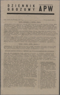 Dziennik Obozowy APW 1945.04.24, R. 2 nr 93