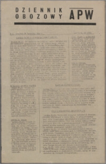 Dziennik Obozowy APW 1945.04.26, R. 2 nr 95