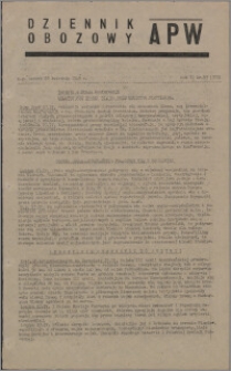 Dziennik Obozowy APW 1945.04.28, R. 2 nr 97