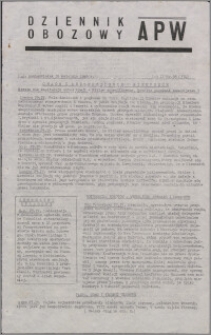 Dziennik Obozowy APW 1945.04.30, R. 2 nr 98