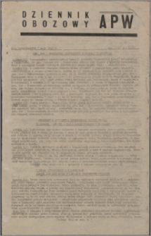 Dziennik Obozowy APW 1945.05.07, R. 2 nr 103