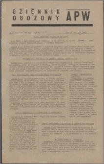 Dziennik Obozowy APW 1945.05.17, R. 2 nr 110