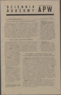 Dziennik Obozowy APW 1945.05.19, R. 2 nr 112