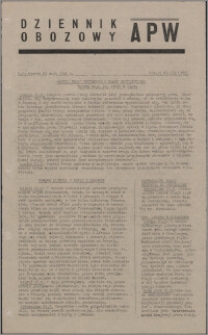 Dziennik Obozowy APW 1945.05.22, R. 2 nr 113