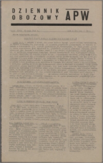 Dziennik Obozowy APW 1945.05.23, R. 2 nr 114