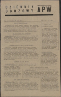 Dziennik Obozowy APW 1945.05.28, R. 2 nr 118