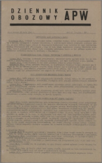 Dziennik Obozowy APW 1945.05.29, R. 2 nr 119