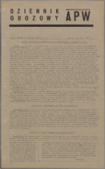 Dziennik Obozowy APW 1945.06.01, R. 2 nr 121