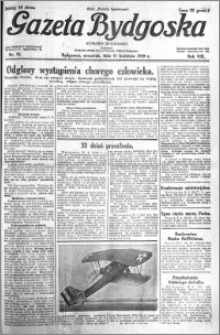 Gazeta Bydgoska 1929.04.11 R.8 nr 84