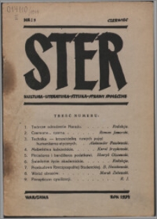 Ster : kultura, literatura, sztuka, sprawy społeczne 1934 nr 1