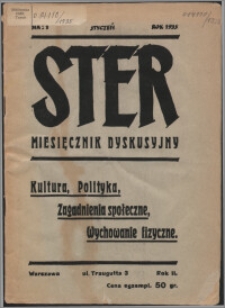 Ster : miesięcznik dyskusyjny 1935, R. 2 nr 1