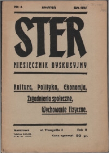 Ster : miesięcznik dyskusyjny 1935, R. 2 nr 4