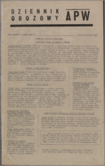 Dziennik Obozowy APW 1945.07.03, R. 2 nr 133