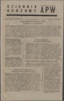Dziennik Obozowy APW 1945.07.05, R. 2 nr 135