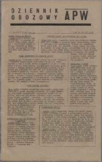 Dziennik Obozowy APW 1945.07.07, R. 2 nr 137