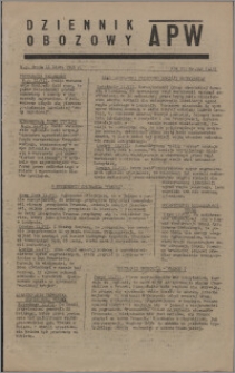 Dziennik Obozowy APW 1945.07.11, R. 2 nr 140