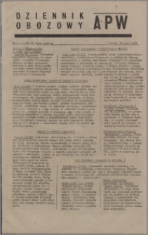 Dziennik Obozowy APW 1945.07.13, R. 2 nr 142