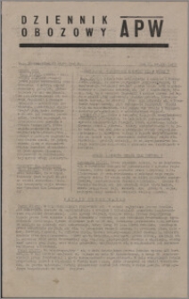 Dziennik Obozowy APW 1945.07.23, R. 2 nr 150