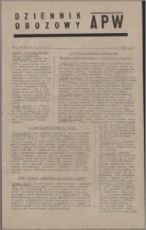Dziennik Obozowy APW 1945.07.24, R. 2 nr 151