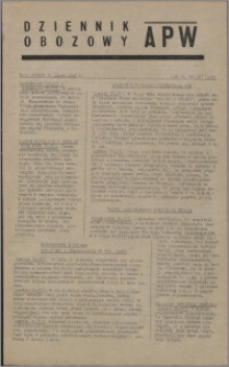 Dziennik Obozowy APW 1945.07.31, R. 2 nr 157