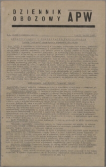 Dziennik Obozowy APW 1945.08.03, R. 2 nr 160