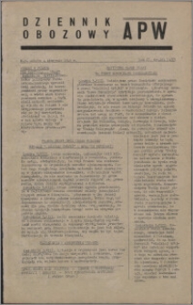 Dziennik Obozowy APW 1945.08.04, R. 2 nr 161