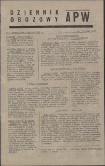 Dziennik Obozowy APW 1945.08.06, R. 2 nr 162
