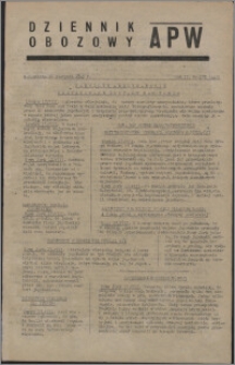 Dziennik Obozowy APW 1945.08.18, R. 2 nr 172