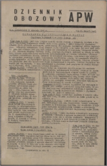 Dziennik Obozowy APW 1945.08.20, R. 2 nr 173