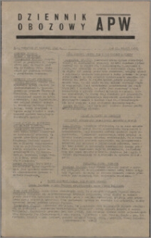 Dziennik Obozowy APW 1945.08.23, R. 2 nr 176