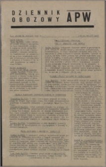 Dziennik Obozowy APW 1945.08.24, R. 2 nr 177