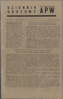 Dziennik Obozowy APW 1945.08.29, R. 2 nr 181
