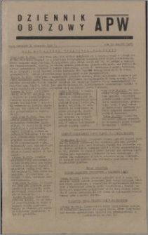 Dziennik Obozowy APW 1945.08.30, R. 2 nr 182