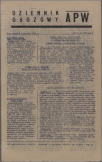 Dziennik Obozowy APW 1945.09.06, R. 2 nr 188
