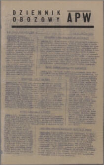 Dziennik Obozowy APW 1945.09.08, R. 2 nr 190