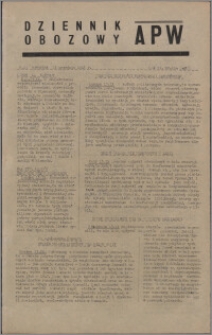 Dziennik Obozowy APW 1945.09.13, R. 2 nr 194