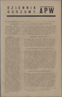 Dziennik Obozowy APW 1945.10.01, R. 2 nr 208